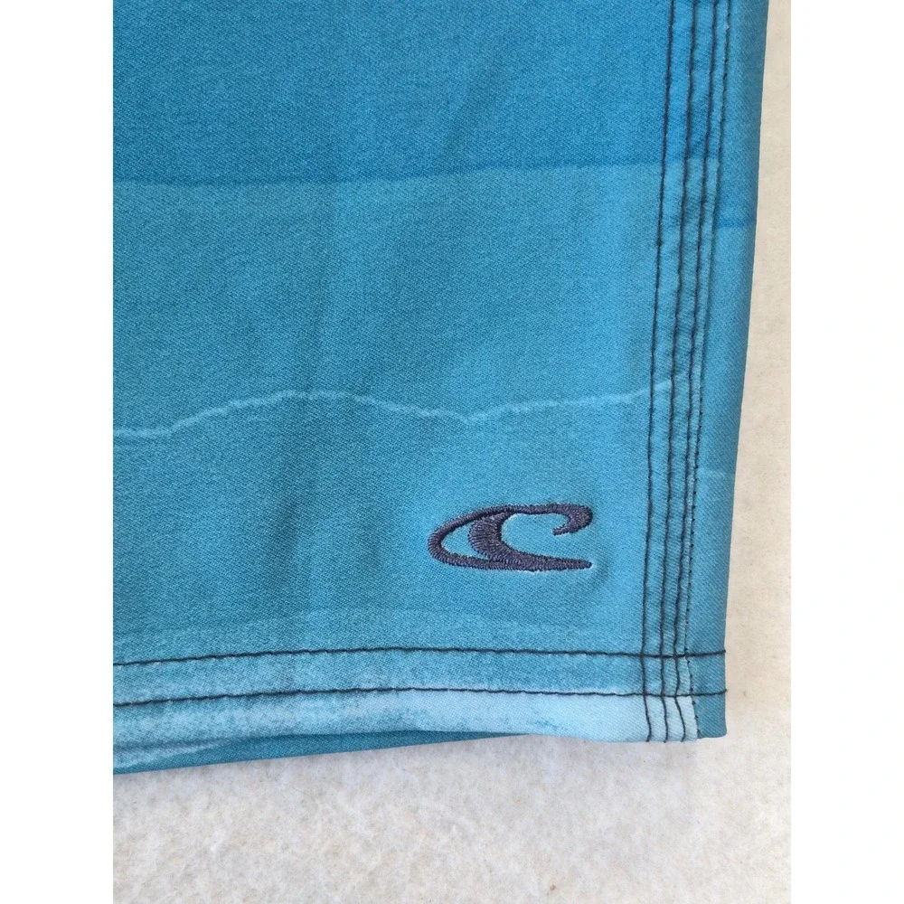 O'Neill Ombre Board Shorts Blue Gradient Men's Size 34 RN 85773